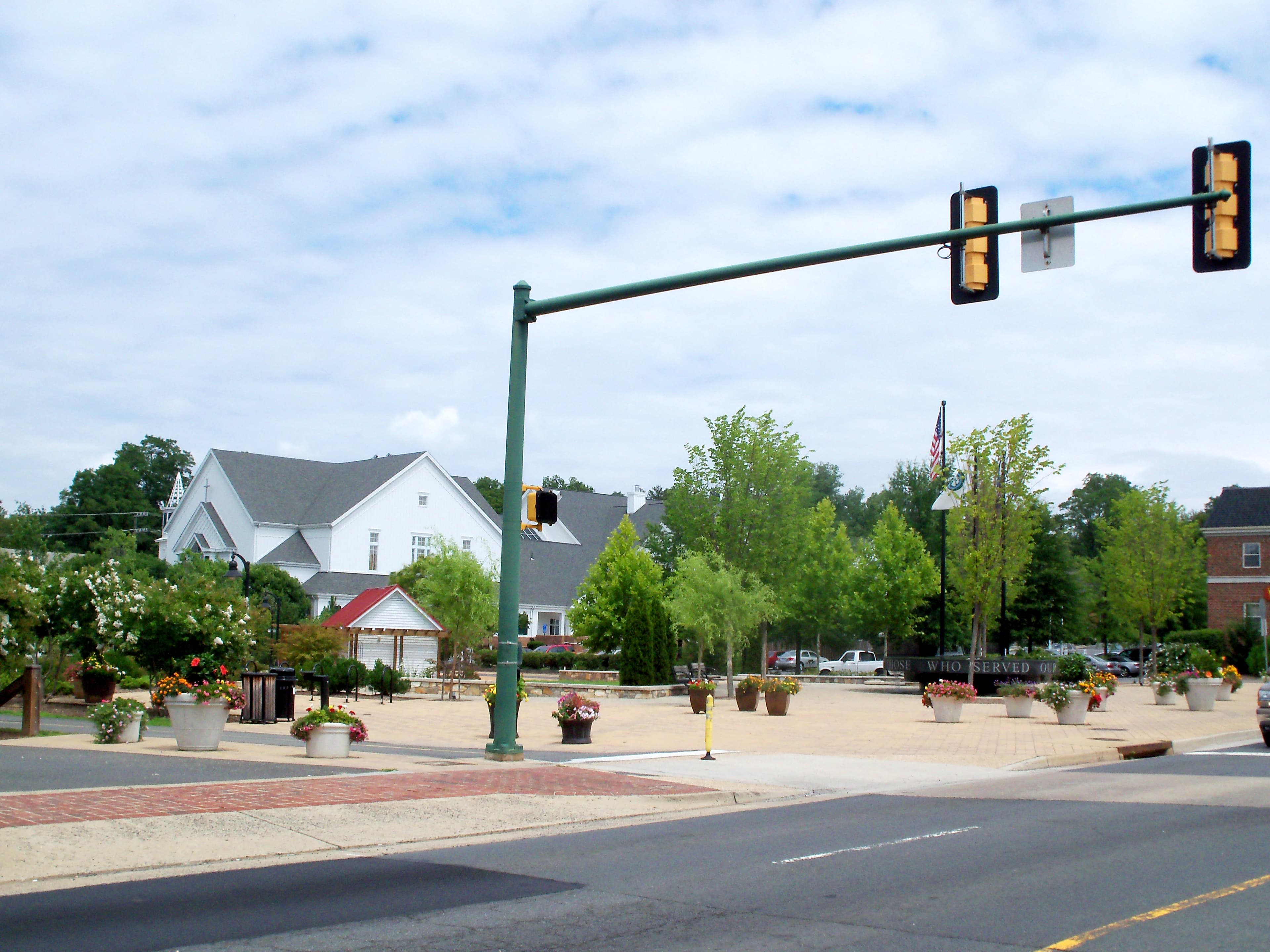 Street scene in Vienna, Virginia